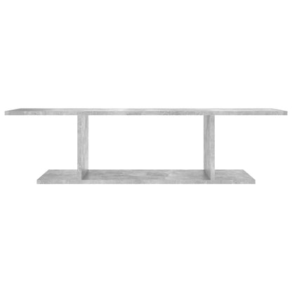 vidaXL Wall Mounted TV Cabinet Concrete Grey 103x30x26.5 cm