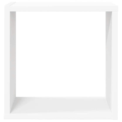 vidaXL Wall Cube Shelves 4 pcs White 30x15x30 cm