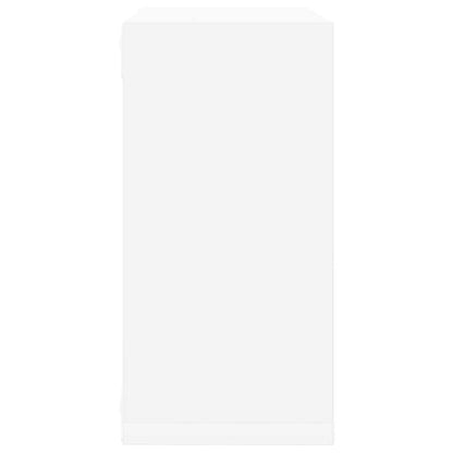 vidaXL Wall Cube Shelves 4 pcs White 30x15x30 cm