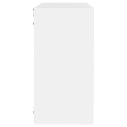 vidaXL Cube Shelf | Set of 6 | White | Engineered wood | 30x15x30 cm per cube