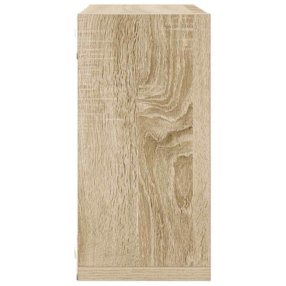 vidaXL Wall Cube Shelves 6 pcs Sonoma Oak 30x15x30 cm
