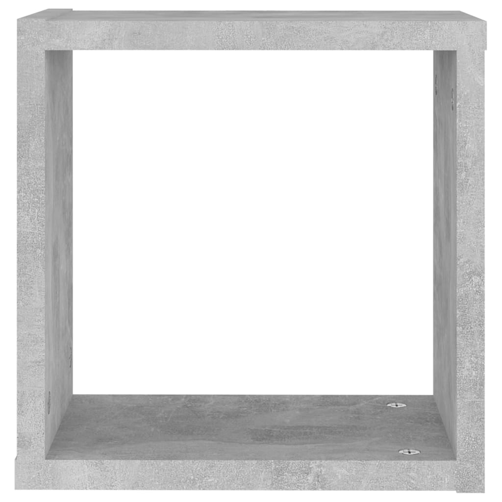 vidaXL Cube Shelf | Set of 6 | Concrete Grey | Engineered wood | Medium