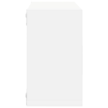 vidaXL Wall Cube Shelves 2 pcs White 26x15x26 cm