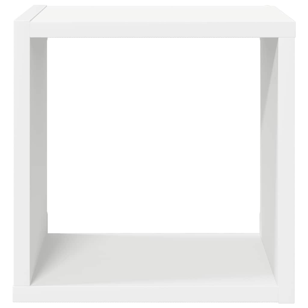 vidaXL Wall Cube Shelves 4 pcs White 26x15x26 cm