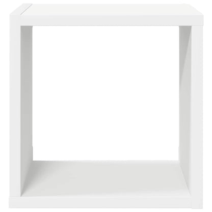 vidaXL Wall Cube Shelves 4 pcs White 26x15x26 cm