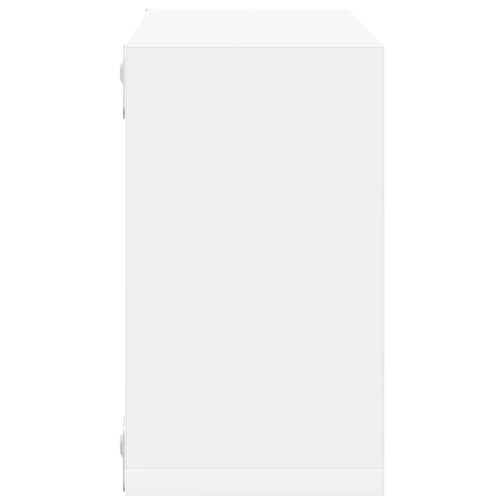 vidaXL Wall Cube Shelves 4 pcs White 26x15x26 cm