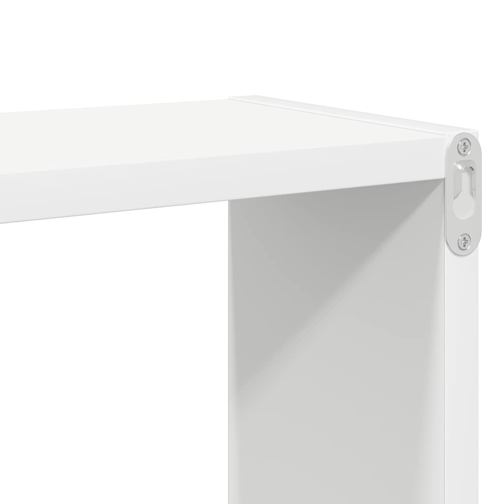vidaXL Wall Cube Shelves 4 pcs White 26x15x26 cm