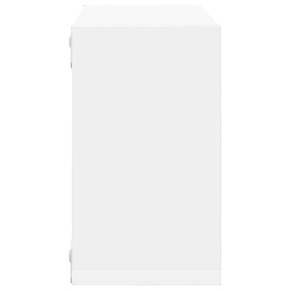 vidaXL Wall Cube Shelves 6 pcs White 26x15x26 cm