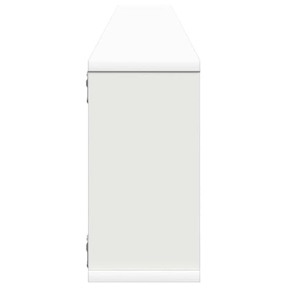 vidaXL Wall Cube Shelf 2 pcs White 100x15x30 cm Engineered Wood