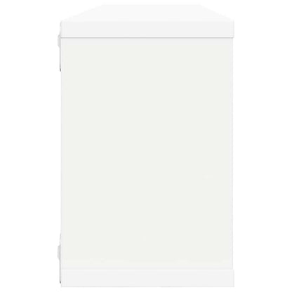 807134 vidaXL Wall Cube Shelves 4 pcs White 60x15x23 cm Engineered Wood