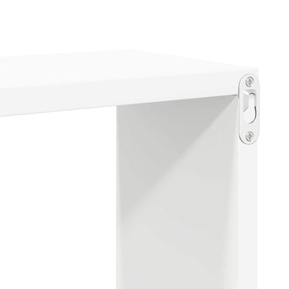 807134 vidaXL Wall Cube Shelves 4 pcs White 60x15x23 cm Engineered Wood