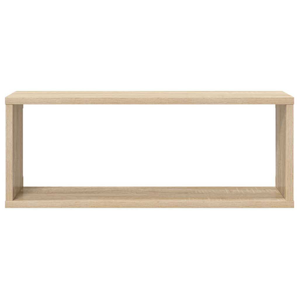 vidaXL Wall Shelf | Set of 4 | Sonoma oak | Engineered wood