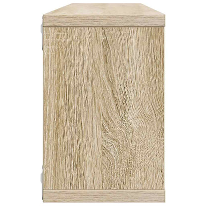 vidaXL Wall Shelf | Set of 4 | Sonoma oak | Engineered wood