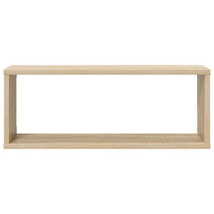 vidaXL Wall Cube Shelf 6 pcs Sonoma Oak 60x15x23 cm Engineered Wood