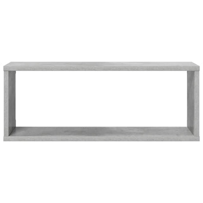 vidaXL Wall Cube Shelf 6 pcs Concrete Grey 60x15x23 cm Engineered Wood