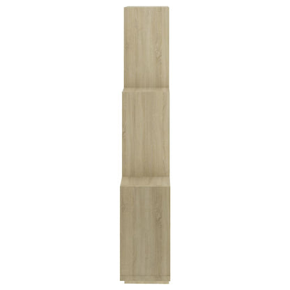 vidaXL Wall Cube Shelf Sonoma Oak 78x15x93 cm Engineered Wood