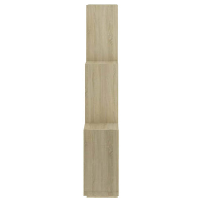 807172 vidaXL Wall Cube Shelf Sonoma Oak 78x15x93 cm Engineered Wood