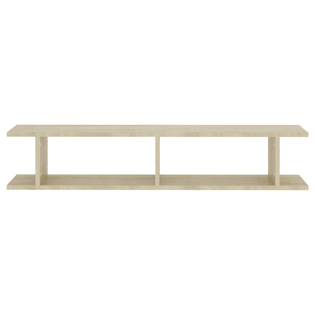 vidaXL Wall Shelf | Set of 2 | Sonoma oak | Engineered wood | Medium