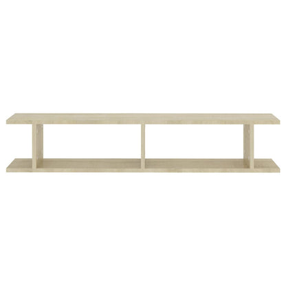 vidaXL Wall Shelf | Set of 2 | Sonoma oak | Engineered wood | Medium