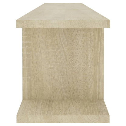 vidaXL Wall Shelf | Set of 2 | Sonoma oak | Engineered wood | Medium