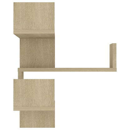 vidaXL Wall shelves Corner Mount, Wall-Mounted Sonoma Oak