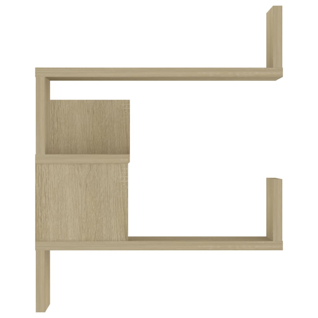 vidaXL Wall shelves Corner Mount, Wall-Mounted Sonoma Oak