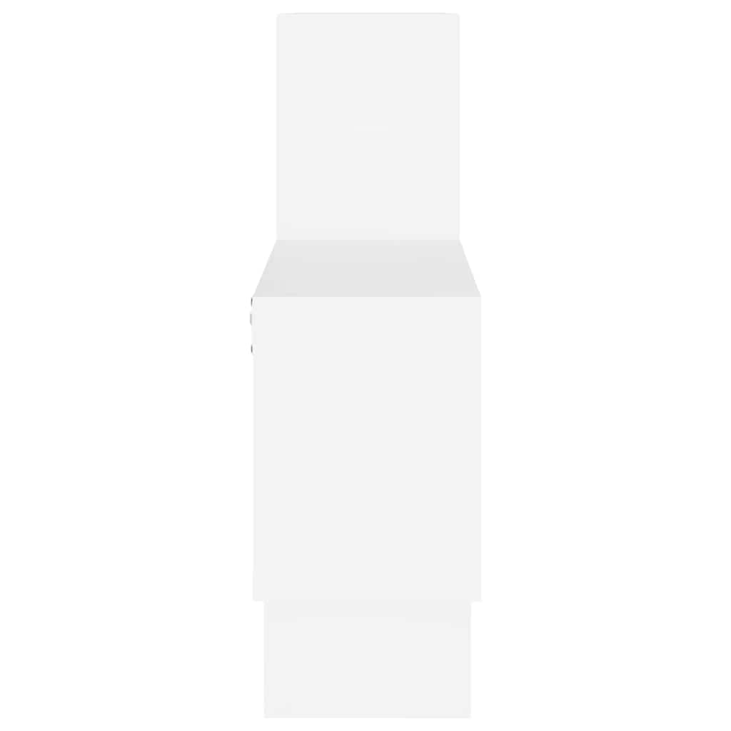 vidaXL Car-shaped Wall Shelf White 82x15x51 cm Engineered Wood
