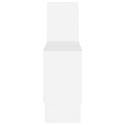 807250 vidaXL Car-shaped Wall Shelf White 82x15x51 cm Engineered Wood