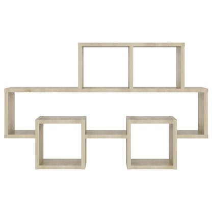 807253 vidaXL Car-shaped Wall Shelf Sonoma Oak 82x15x51 cm Engineered Wood