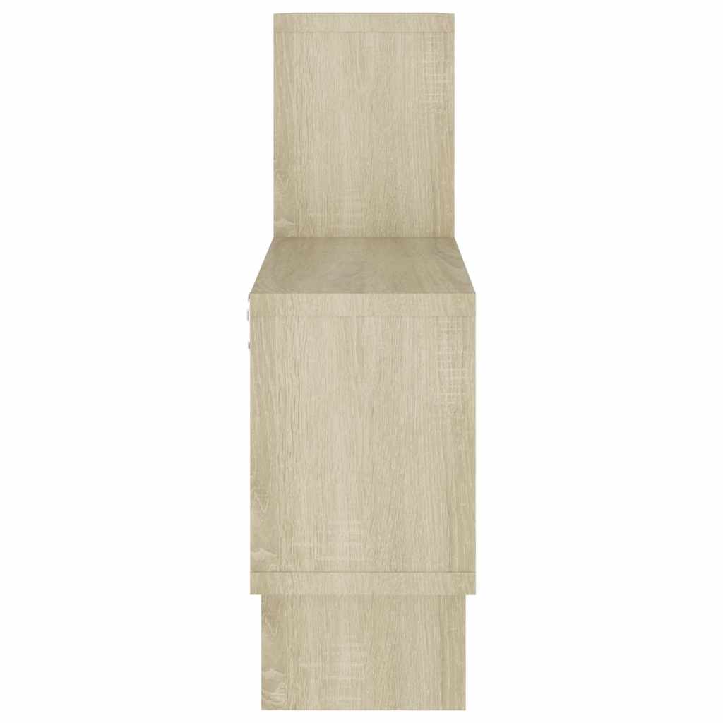 vidaXL Car-shaped Wall Shelf Sonoma Oak 82x15x51 cm Engineered Wood
