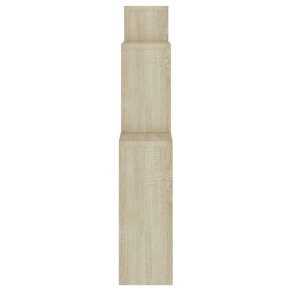 807262 vidaXL Wall Cube Shelf Sonoma Oak 80x15x78,5 cm Engineered Wood