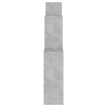 807263 vidaXL Wall Cube Shelf Concrete Grey 80x15x78,5 cm Engineered Wood