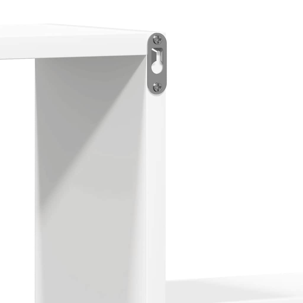 vidaXL Wall Shelf | Set of 2 | White | Engineered wood | 100 cm x 15 cm x 20 cm