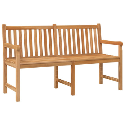 vidaXL Garden Bench | Teak | Solid Teak Wood | 150 cm | Sturdy | Garden Bench