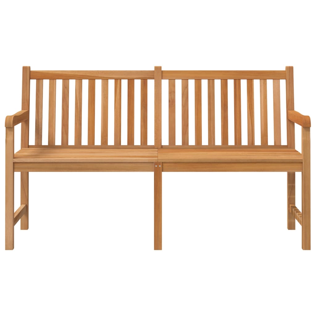 vidaXL Garden Bench | Teak | Solid Teak Wood | 150 cm | Sturdy | Garden Bench