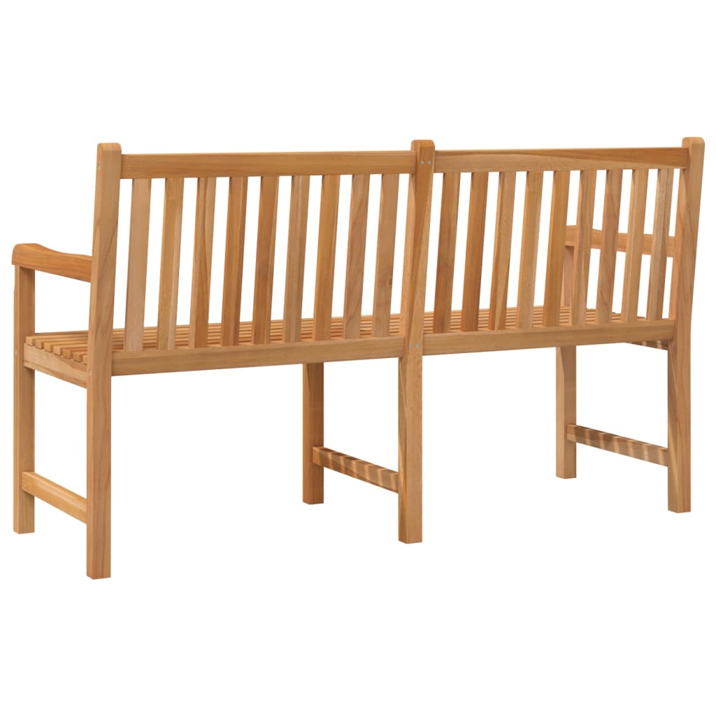 vidaXL Garden Bench | Teak | Solid Teak Wood | 150 cm | Sturdy | Garden Bench