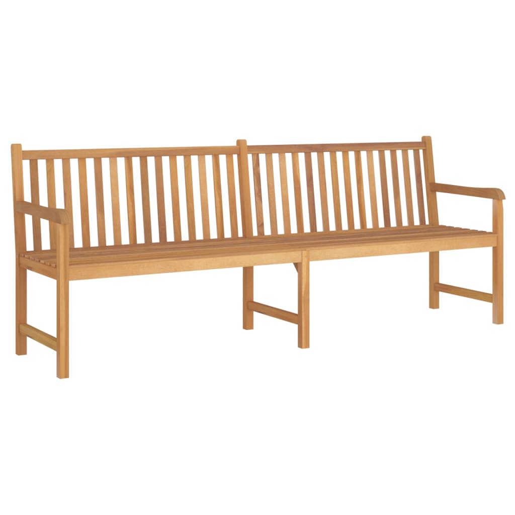 vidaXL Garden Bench | Warm Teak Wood | Fine Sanded Teak Hardwood | Large