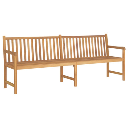 vidaXL Garden Bench | Warm Teak Wood | Fine Sanded Teak Hardwood | Large