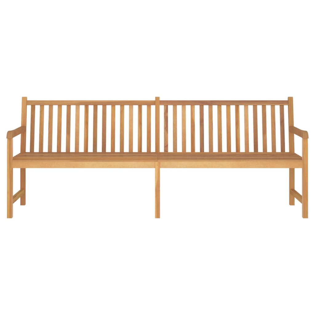 vidaXL Garden Bench | Warm Teak Wood | Fine Sanded Teak Hardwood | Large