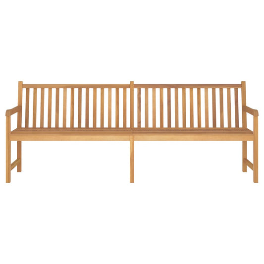 vidaXL Garden Bench 228 cm Solid Teak Wood
