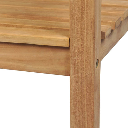 vidaXL Garden Bench | Warm Teak Wood | Fine Sanded Teak Hardwood | Large