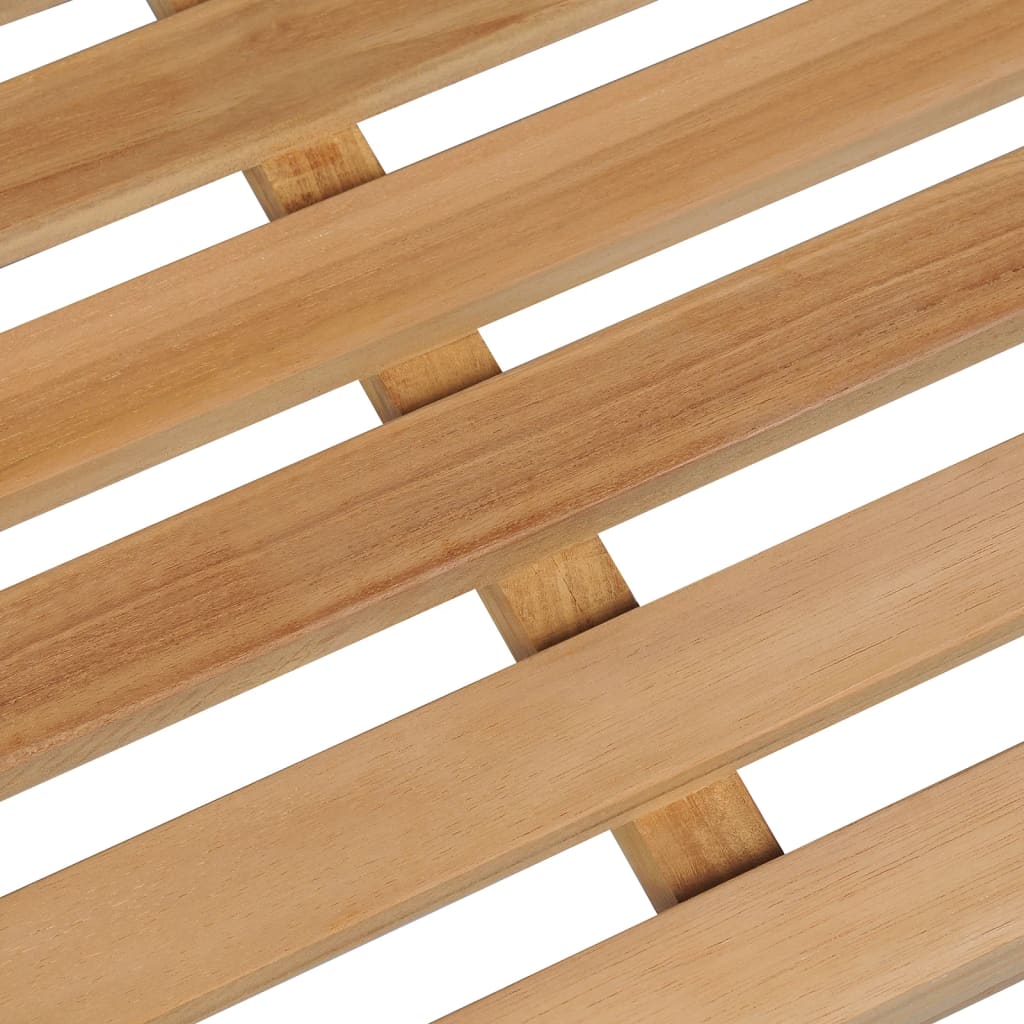 vidaXL Garden Bench | Warm Teak Wood | Fine Sanded Teak Hardwood | Large