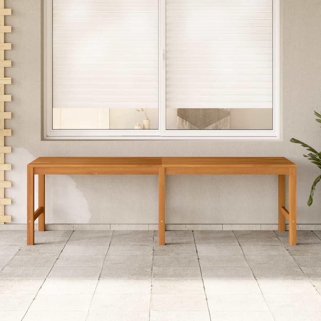 vidaXL Bench | Teak | Solid Teak Wood | 150 cm long |  Durable  | Garden Bench