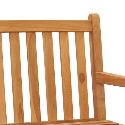 vidaXL Garden Bench | Warm Brown | Solid Teak Wood | 180 cm long bench | Durable
