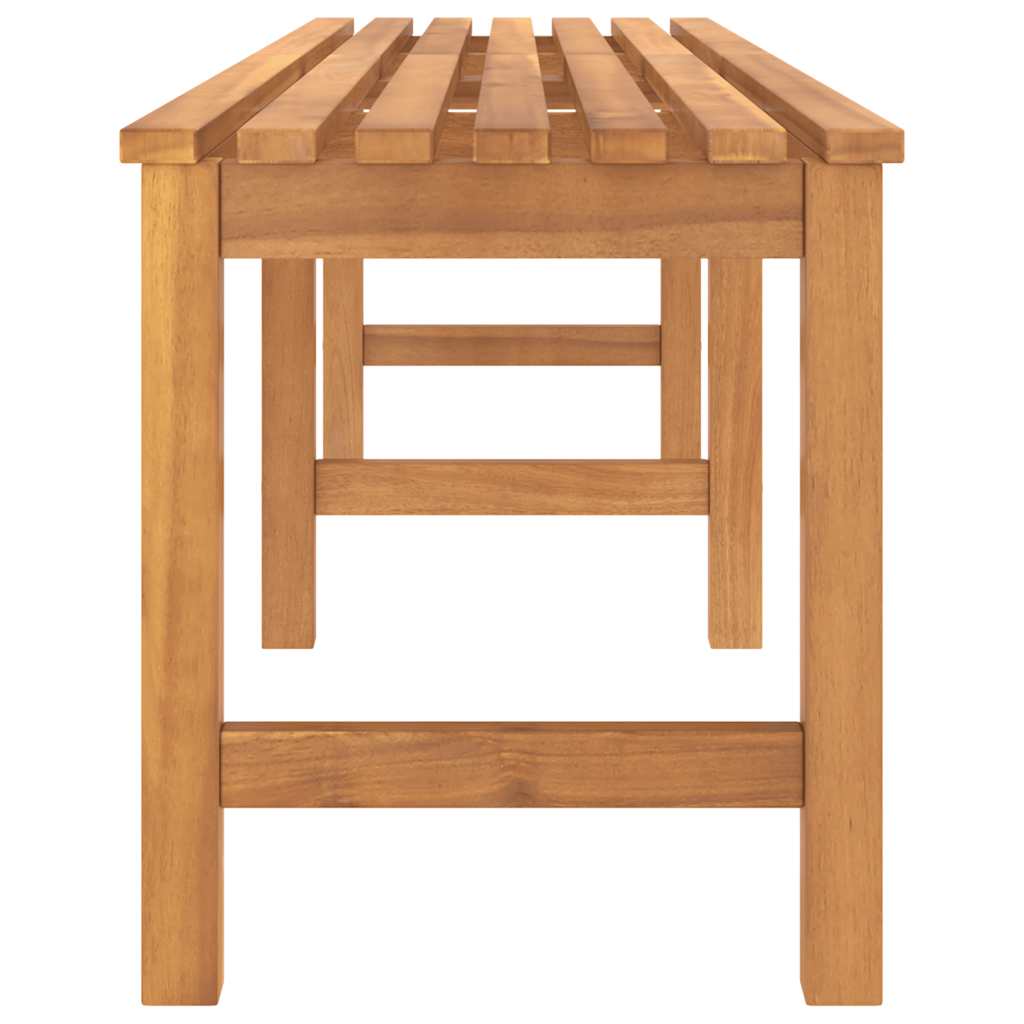 vidaXL Garden Bench | Warm Teak | Solid Teak Wood | 180 cm length |  Durable