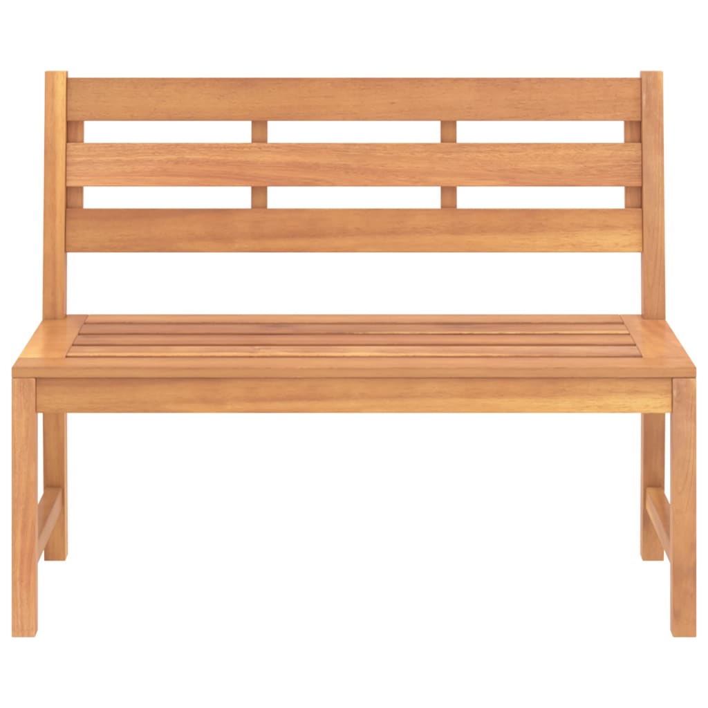 vidaXL Garden Bench | Warm Teak | Solid Teak Wood | Medium | Durable