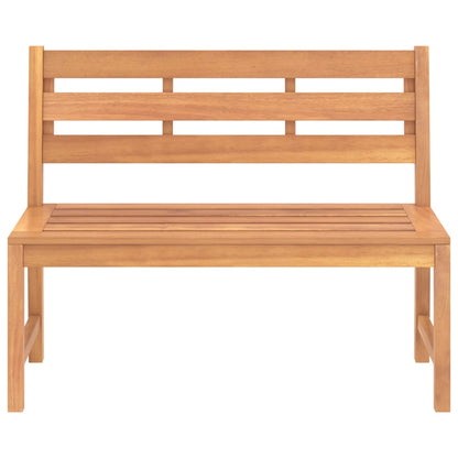 vidaXL Garden Bench | Warm Teak | Solid Teak Wood | Medium | Durable