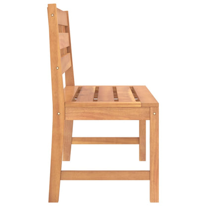 vidaXL Garden Bench | Warm Teak | Solid Teak Wood | Medium | Durable