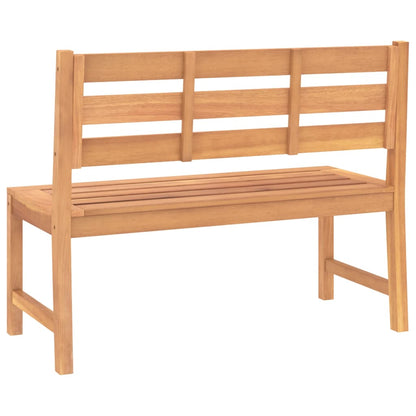 vidaXL Garden Bench | Warm Teak | Solid Teak Wood | Medium | Durable
