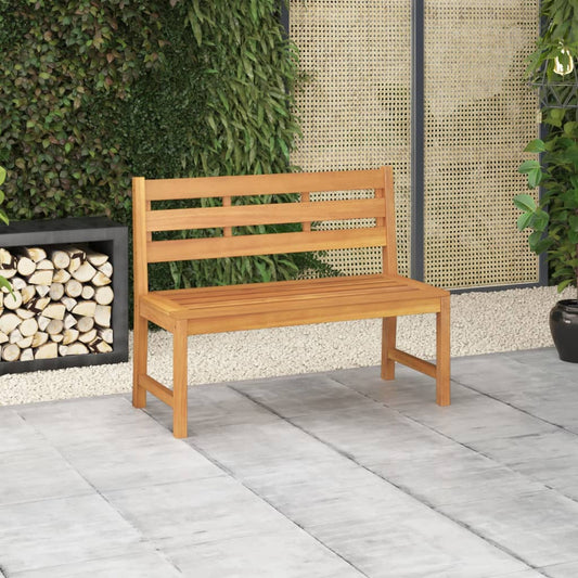 vidaXL Garden Bench | Warm Teak | Solid Teak Wood | Medium | Durable